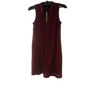 a.n.a Burgundy Sleeveless Dress – Size 8, Holiday Party Ready